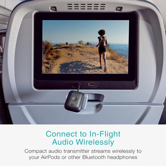 MEE Audio Connect Air In- Flight Bluetooth Wireless Audio Transmitter Adapter - Picture 2 of 9